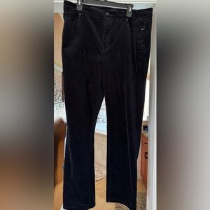 Talbots Black Corduroy pants